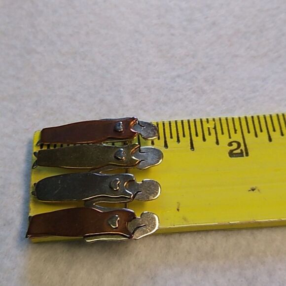 Far Fetched Four Sisters Pin/Brooch Mixed Metals Alpaca Silver Brass Copper - Picture 5 of 6